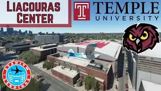Liacouras Center - Microsoft Flight Simulator STADIUM LANDING!