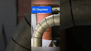GI PIPE BENDING WITHOUT BENDER #bender #pipes #ideas