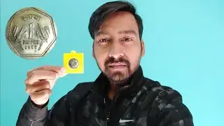 1985 ONE RUPEE RARE OMS COIN