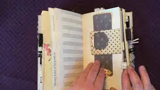 Standard size travellers notebook, junk journal - Found Objects