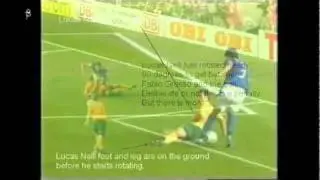 Lucas Neill and Fabio Grosso seeing is believing