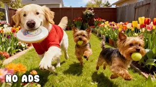 24 часа Dog TV для собак 🐶🎧 Мягкая chill-музыка для бегающих собак & спокойное поведение 💞🐾