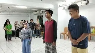 Murid difabel latihan mini sinetron