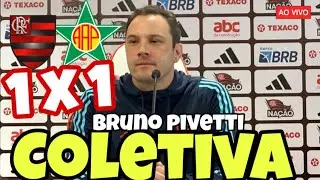 AO VIVO! COLETIVA P&Oacute;S JOGO COM O T&Eacute;CNICO BRUNO PIVETTI