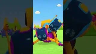 Robots pop up balls with surprises. Funny cartoons for kids. New episodes of Leo the truck cartoon.