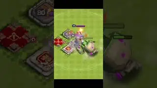 All Heros Vs Mountain Golem - Clash of Clans #clashofclans #coc