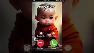 When Baby Monk calls you at 3am&hellip;☎️😱 #calltank #shorts