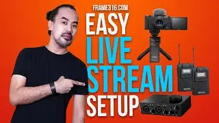 The ULTIMATE Easy Live Stream Setup for BEGINNERS | YouTube, Zoom, Streamyard