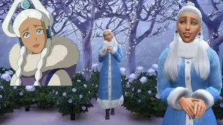 Making Princess Yue of the Northern Water Tribe in the Sims 4! -Avatar: The Last Air Bender