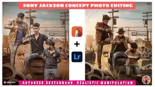 Sony Jackson Concept photo Manupulation in Autodesk | smart chitta creation