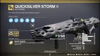 Quicksilver Storm Exotic Weapon & Catalyst &ndash; Destiny 2
