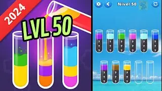 🏅 Water Sort Puz 🧪 LEVEL 50 🧪 Gameplay Walkthrough