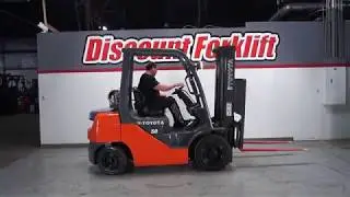TOYOTA 8-series 8FGU25 5,000lb LP (Propane) #0691 - Forklift for Sale