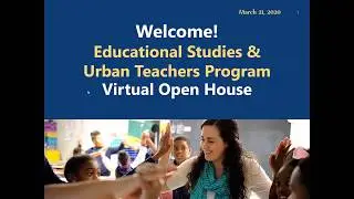 Educational Studies and Urban Teachers Virtual Webinar