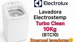 Lavadora Electrostemp turbo Clean 10Kg (BTC10) roupas íntimas