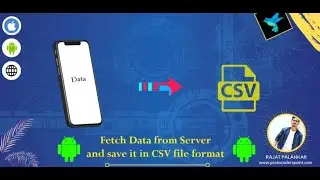 Fetch data from database and store in CSV file format android