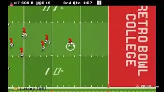 Retro Bowl College | Game 2 Blowout Win on Easy Mode! Next Game on Harder Difficulty