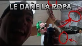 Le da&ntilde;e la ropa a LARY OVER Y ME TIRO CON UNA CERVEZA.