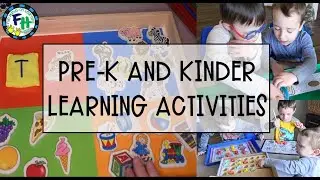 PRESCHOOL & KINDER HANDS-ON ACTIVITIES // Prep With Me!