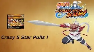 CRAZY 5 STAR PULLS | Killer Bee Blazing Festival | Naruto Ultimate Ninja Blazing