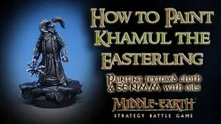 How to paint Khamul the Easterling from Forgeworld: Textured Cloth and Non Metallic Metals