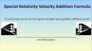 Moving Faster Than The Speed Of Light? Special Relativity Velocity Addition Formula