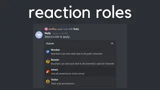 Reaction Roles with Dropdown Select Menu (MULTIGUILD-SUPPORT) | DiscordJS V13 Tutorials
