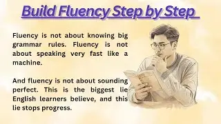 Build Fluency Step by Step // Grow Your English Daily | Learn English Naturally, Speak Confidently