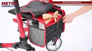 METRO MOBILITY M931 Rollator Product Highlights--GleeRide