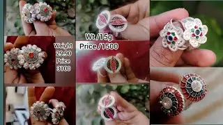 Silver toe ring letest design,  leg finger ring design #jewellery #new #trending #toeringdesign