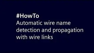 How to use wire links to extend wires across pages in Capital X Panel Designer