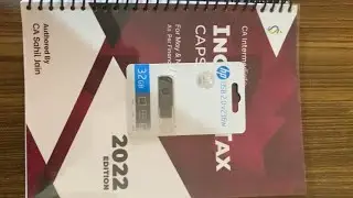 CA Sahil Jain Taxation Pen drive classes unpacking.. 💯✌️ #charteredaccountant #ca