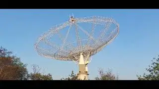 Rotation Of Giant Metrewave Radio Telescope  #gmrt  #science @mahashikshan