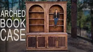DIY Arched, OVERSIZED, Bookcase | HW|Designs
