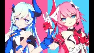 【MMD】Honkai Impact 3rd (崩坏3rd)  ロザリア & リリア 『劣等上等 / BRING IT ON』