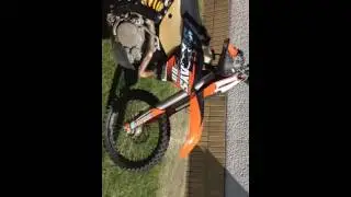KTM EXC 450 cold start