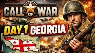 Call of War, День 1 &ndash; Первые ходы Грузии 🇬🇪 | Стратегия на ранней стадии игры