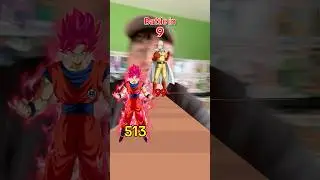 Goku VS The Big 4 Filter Challenge! #anime #shorts