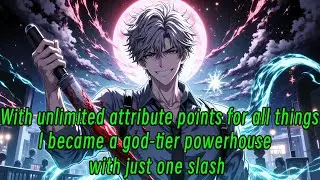 With unlimited attribute points for all things, I became a god-tier powerhouse with just one slash.