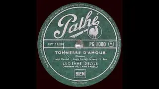 Lucienne Delyle   Tonnerre d'Amour I