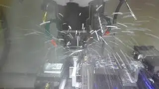 FANUC Robodrill a-D21LiB5 - aluminium part in four setups