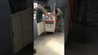 South Africa Feedback video  | 1500W continuous laser cleaning machine metal container paint removal