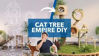 Epic Cat Tree Palace: George's Ultimate DIY Project with Dremel Tools