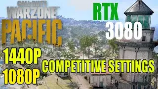 HOW DOES CALL OF DUTY WARZONE PACIFIC CALDERA PLAY ON RTX 3080 IN 1440P AND 1080P! (COMP SETTINGS)