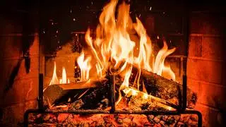 🔥 Cozy Fireplace Sounds | Perfect White Noise for Sleep | Soft Fire Crackling & Burning Logs