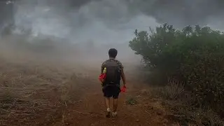 Trekking after a cyclone | Cloudy mountains | Paach Peer Sarkar