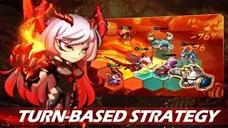JOGO DE RPG PARA CELULAR - Runelords Arena: Turn-based Tactics Idle Hero RPG - ANDROID GAMEPLAY