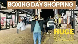 இங்கிலாந்தில் Boxing day shopping 🛍️ | UK Tamil Vlog | சூப்பர் தள்ளுபடி | 60% off in all shops