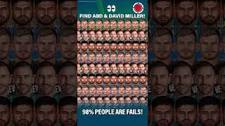 Find Ab De Villiers and David Miller #shorts
