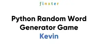 Python Random Word Generator Game